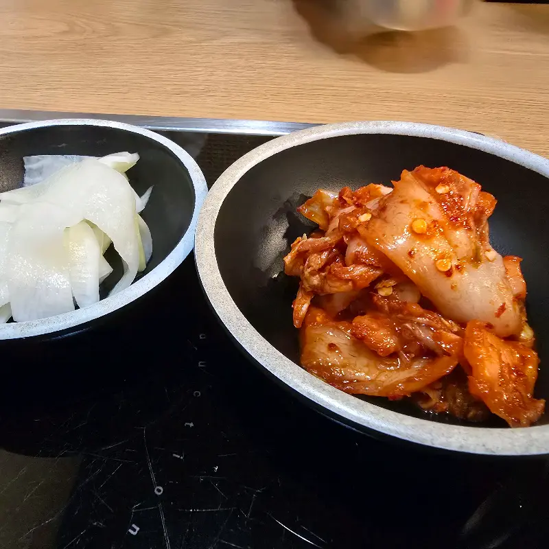 김치와 무생채