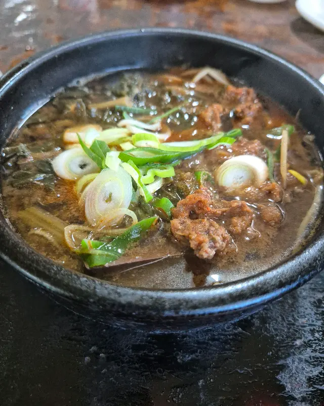 방일해장국 해장국 비주얼