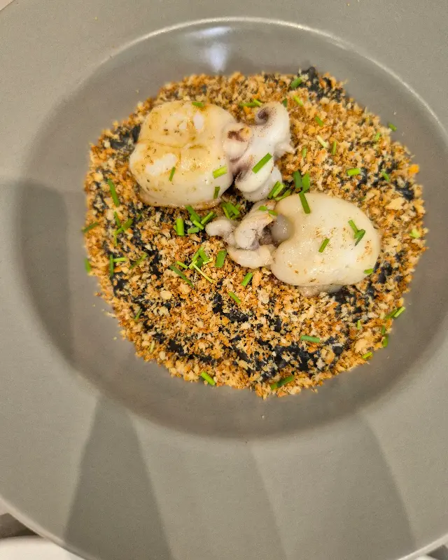 오징어 먹물 리조또