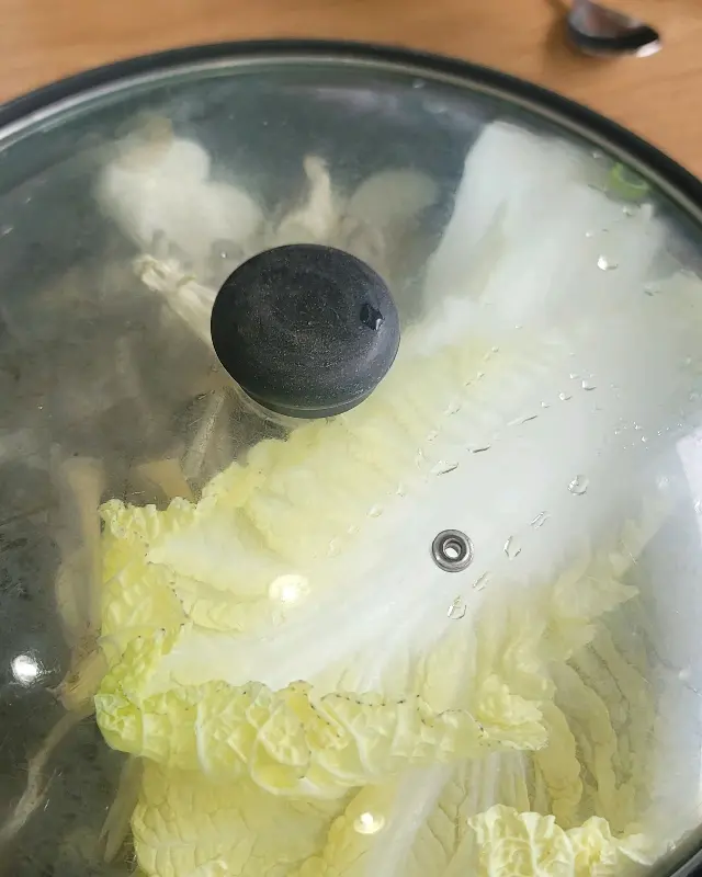 명가의 만두전골 메뉴