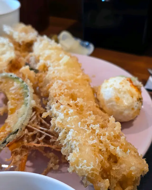 덴푸라우동의 조화로운 맛