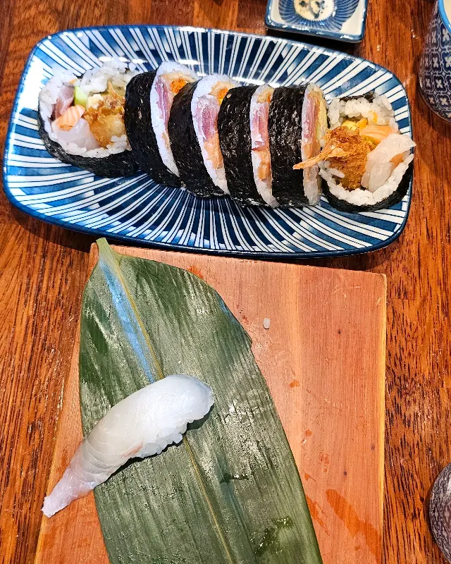 후토마끼와 초밥