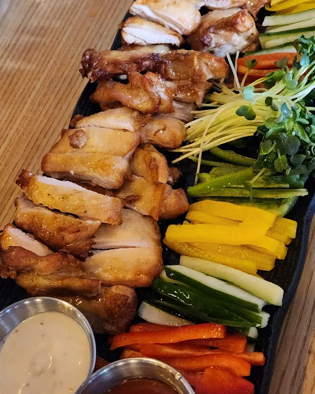 후레쉬쌈닭의 아름다운 자태