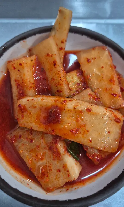 장수식당 깍두기