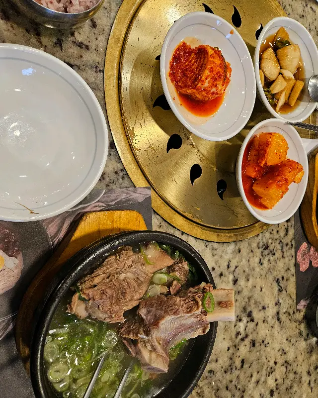 시원한 갈비탕