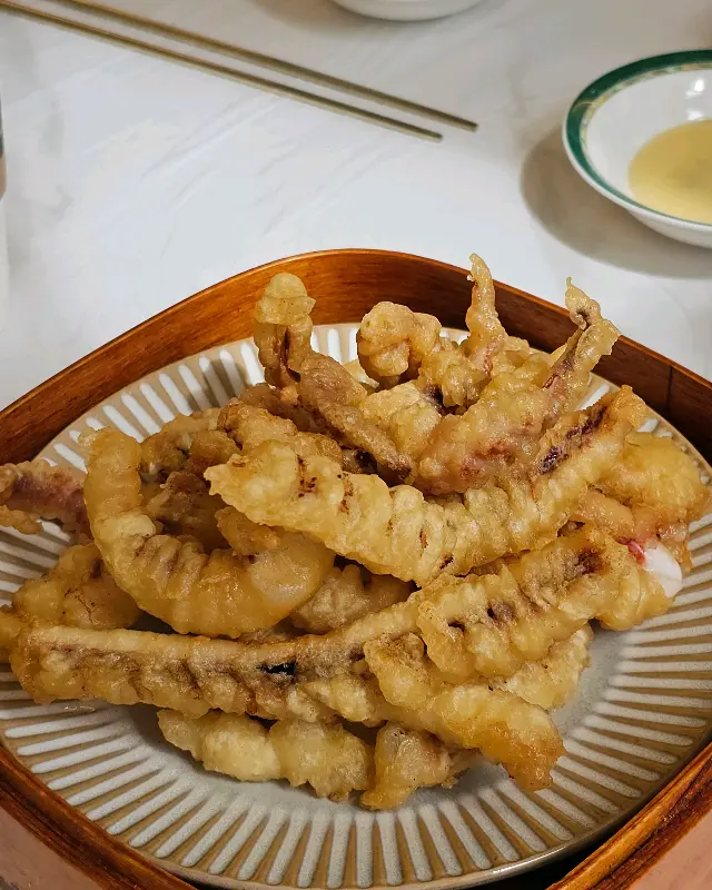 오징어 튀김 확대