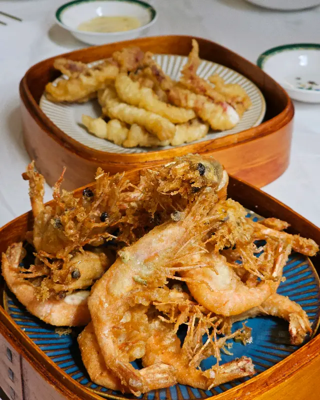 바삭하고 촉촉한 독도 새우튀김