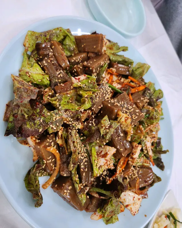 도토리묵 무침