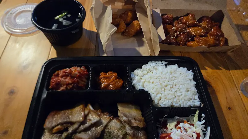 마성뒷고기 포장