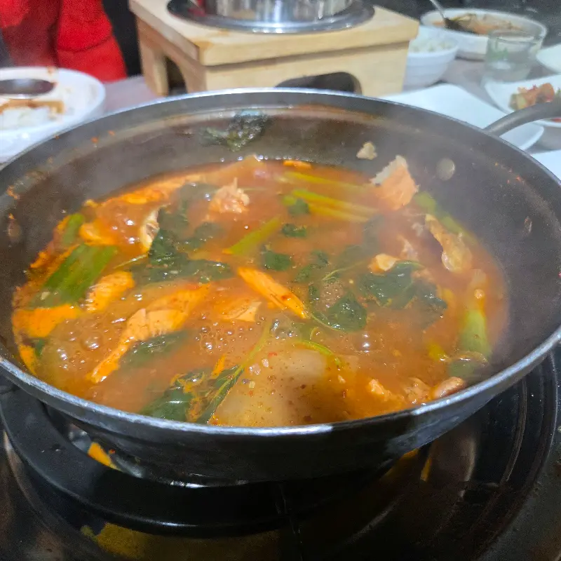 쏘가리 매운탕 클로즈업