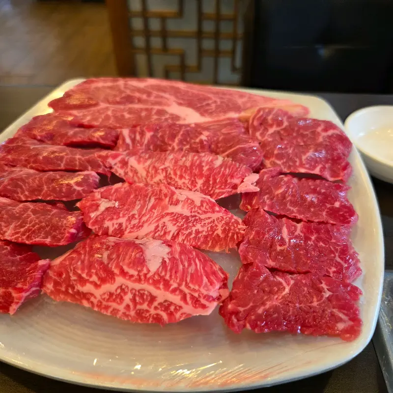 신선함이 느껴지는 한우