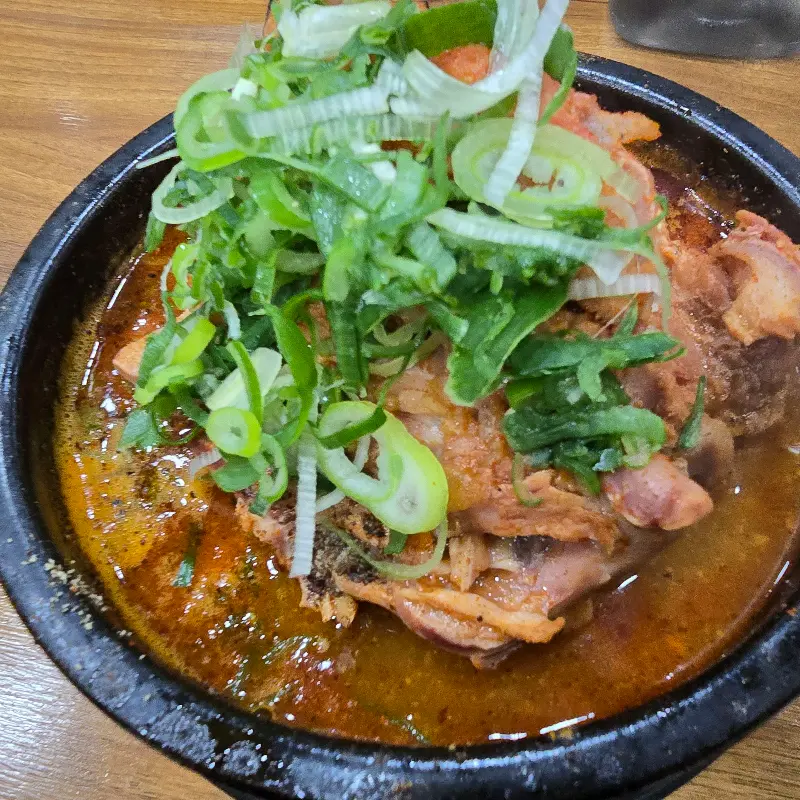 뼈해장국 확대샷