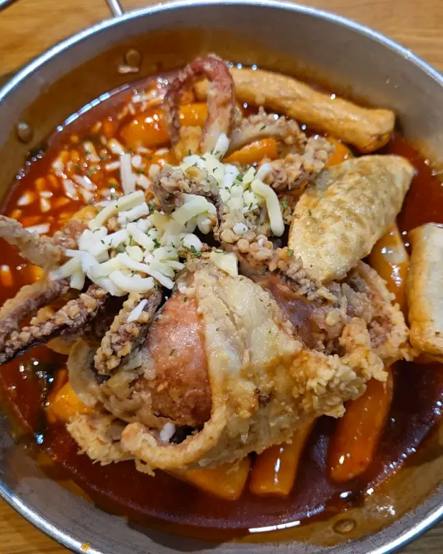 불꽃오징어떡볶이