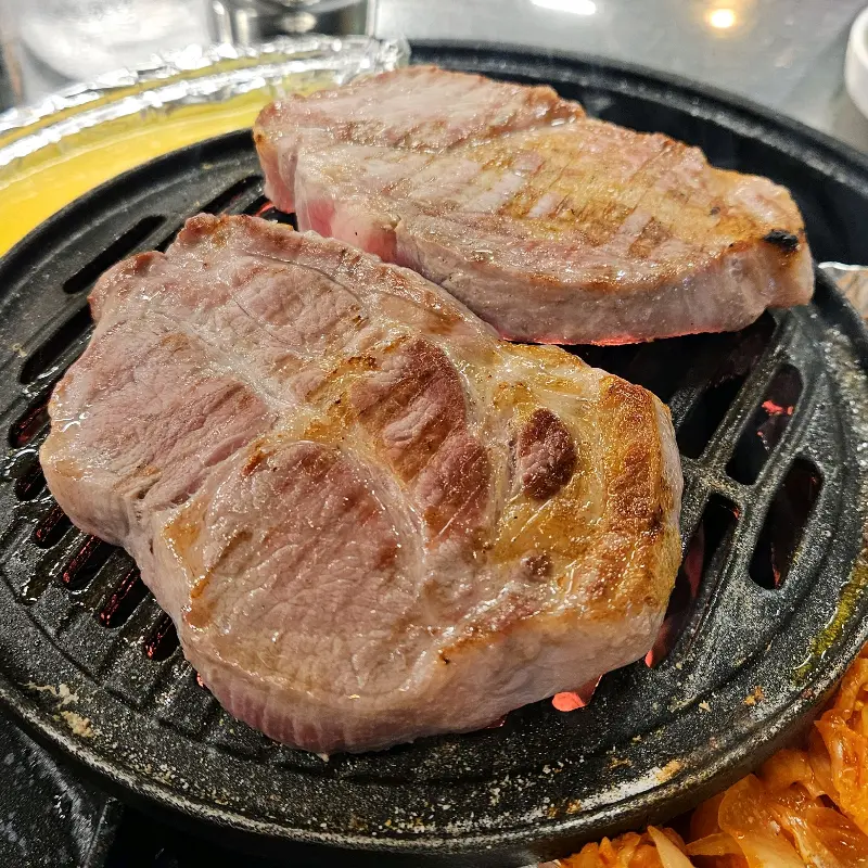 잘 구워진 소금구이