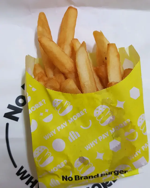 노브랜드 버거 감자튀김