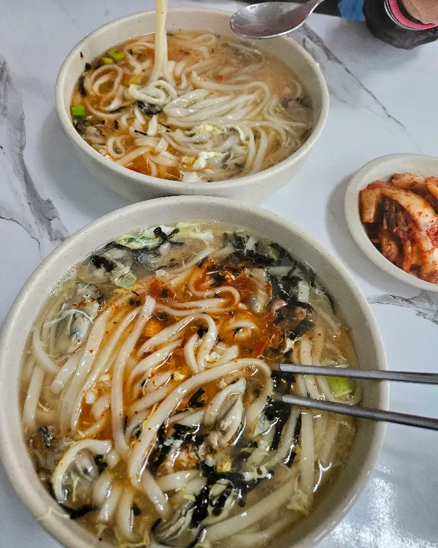 칼국수 전체 모습