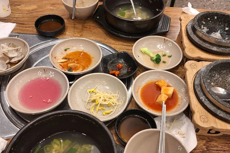 섬마을 식당 밑반찬