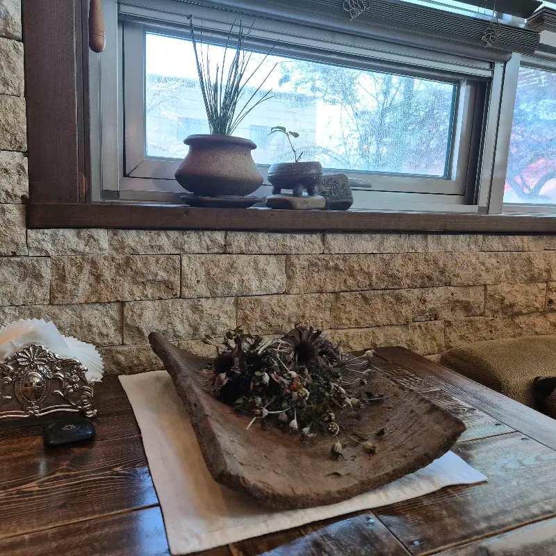 고풍스러운 분위기의 인테리어