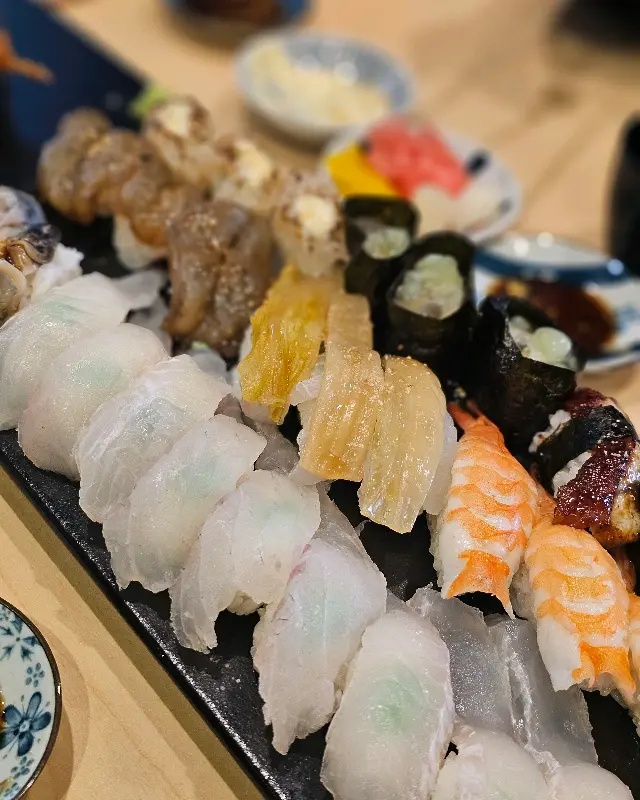 신선한 초밥의 향연