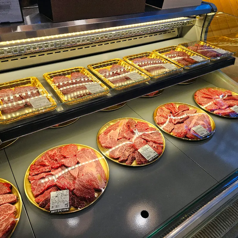 다양한 부위의 한우