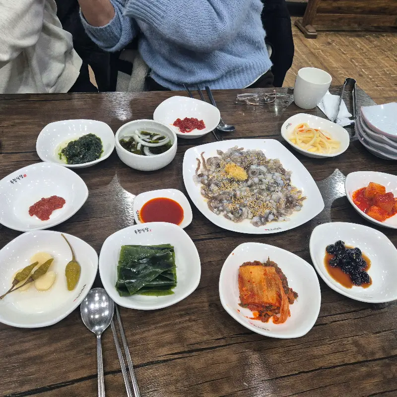 독천식당 밑반찬