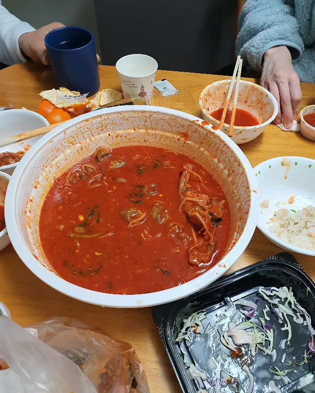 포장 용기에 담긴 아구찜
