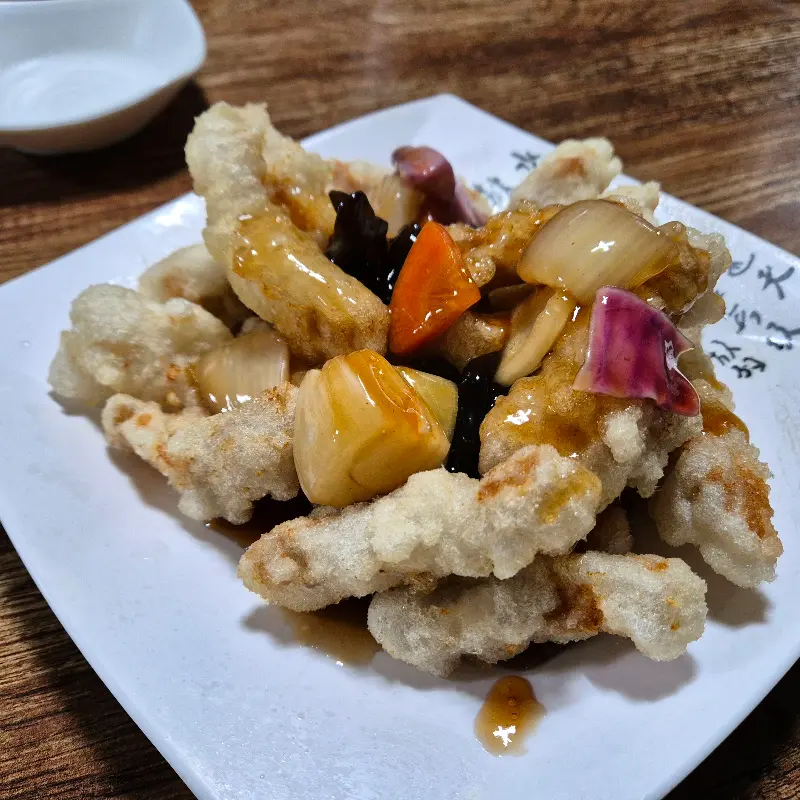 겉바속쫀의 정석, 찹쌀탕수육