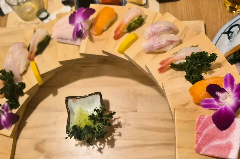 횟집에서 즐기는 한우구이