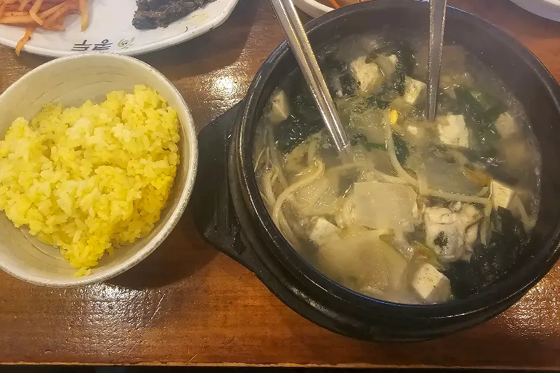 콩두의 따뜻한 순두부