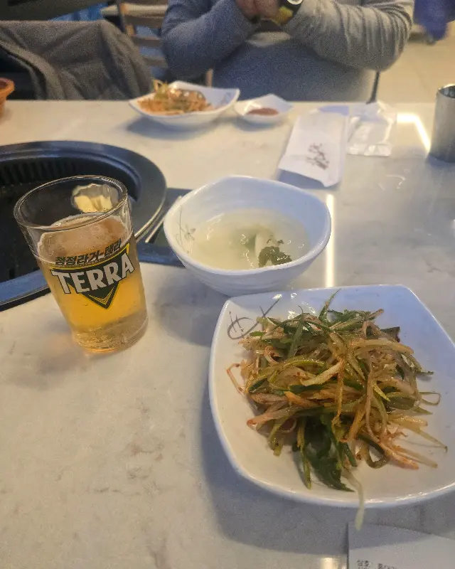 시원한 맥주 한 잔