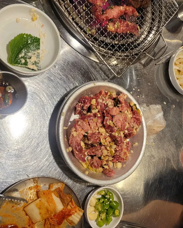 소갈비와 밑반찬