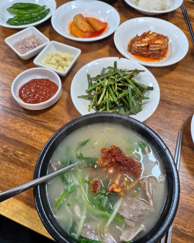 푸짐한 한 상 차림