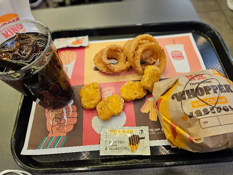 불고기와퍼주니어세트와 코코넛쉬림프