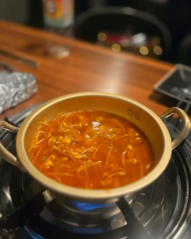 얼큰하고 시원한 곱창전골