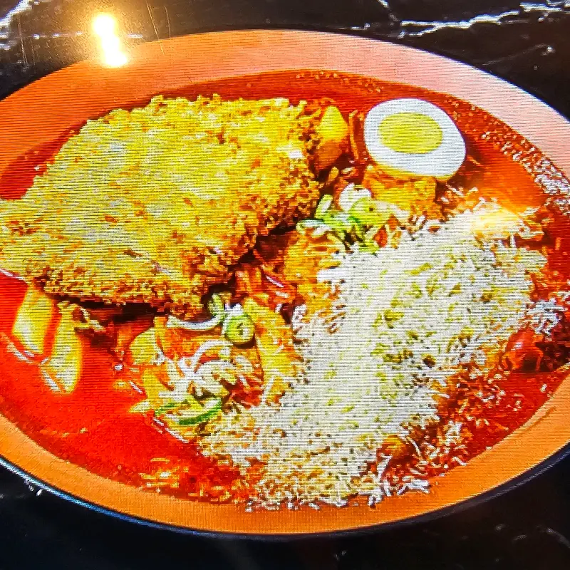 매콤 야채 돈까스