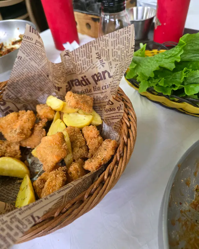 바삭한 송어튀김