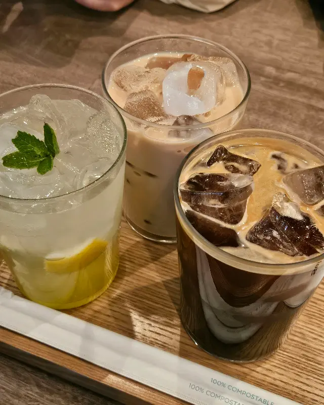 다양한 음료 메뉴