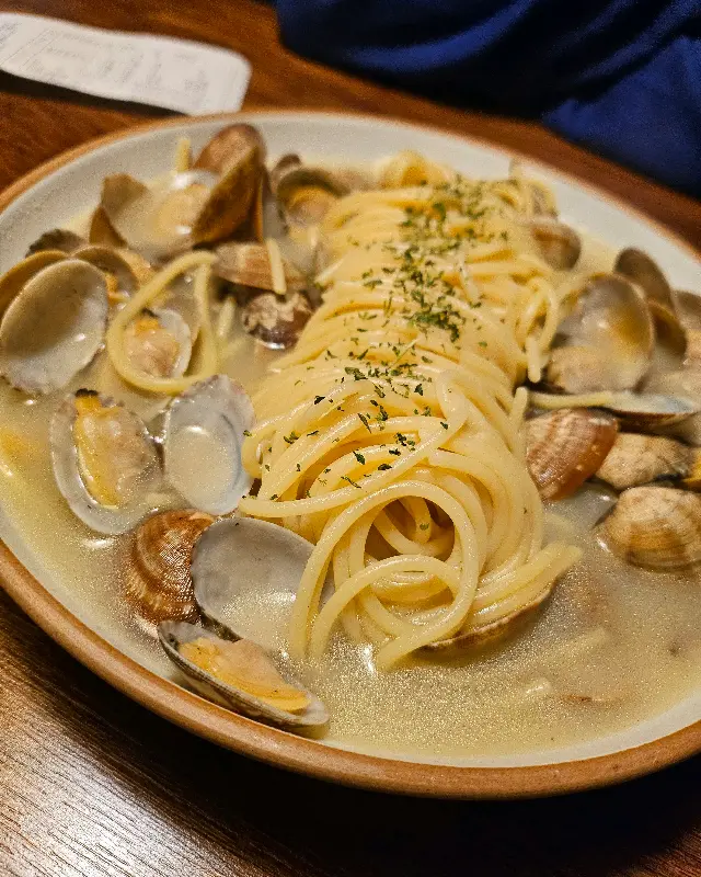 바지락술찜 파스타