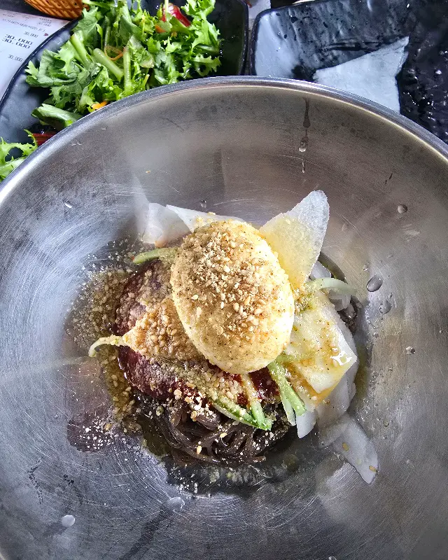 시원한 냉면 한 그릇