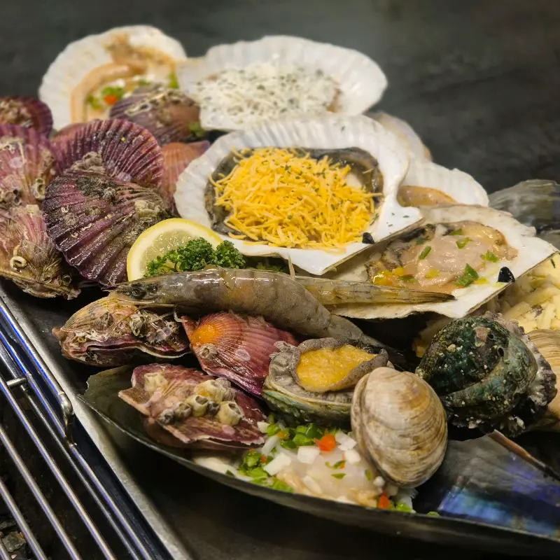 클램하우스 조개구이 비주얼