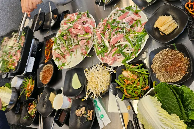 푸짐한 한 상 차림