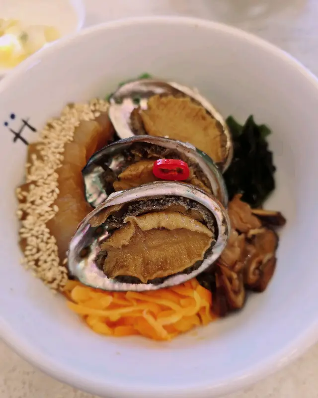 싱싱한 전복장 비빔밥