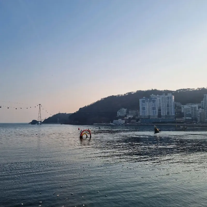 송도 해수욕장 전경