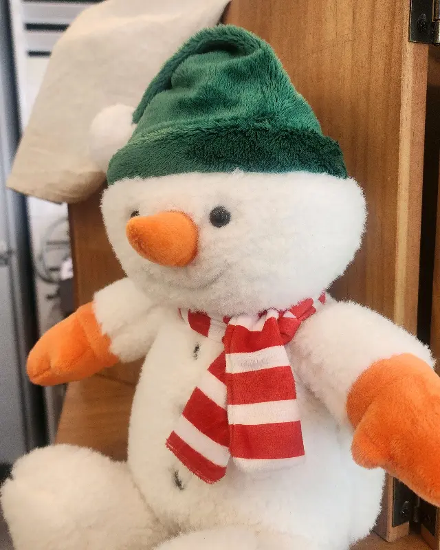 귀여운 눈사람 인형