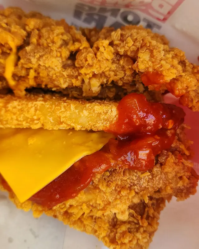 업사이드다운 징거버거