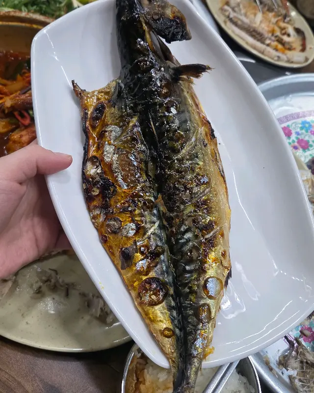 윤기 좔좔 흐르는 고등어 구이