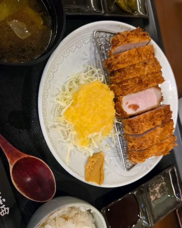 흑심 로스카츠 항공샷