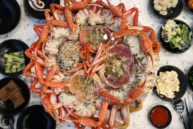 푸짐한 대게 한 상