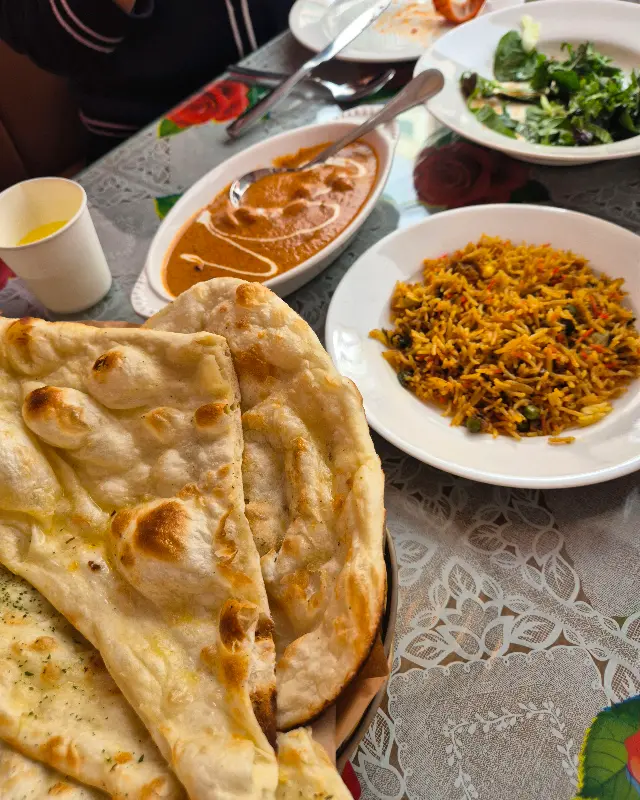 커리, 볶음밥, 난