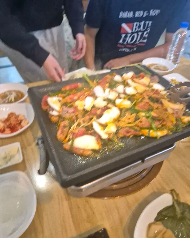 오리불고기 조리 과정